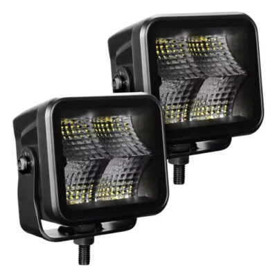 Faro Cube 40w 3x3 Luz Led Flood Para Bumper Ram