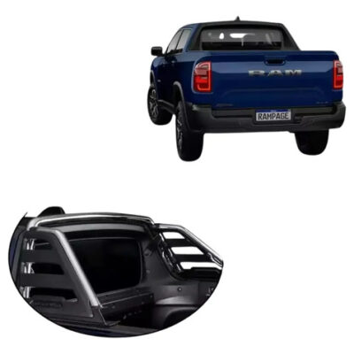 Barra Antivuelco Negra Ram Rampage Unlimited Original Negro