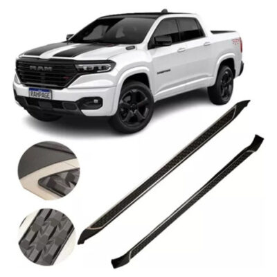 Juego Estribos Mopar Grises Rampage