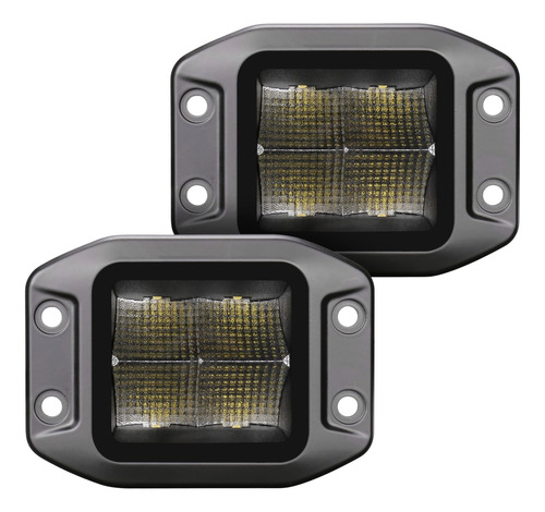 Kit Faro Cubo 3  40w Flood Light Luz Led