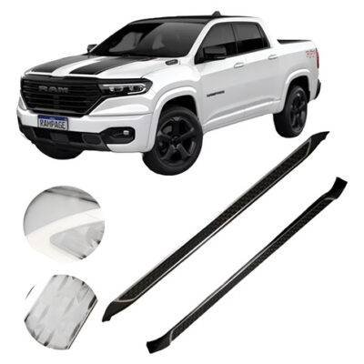Juego Estribos Mopar Grises Rampage
