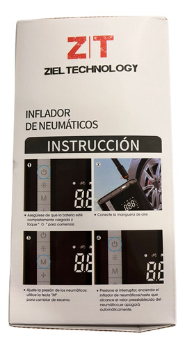 Arrancador Con Inflador Ziel Technology Original