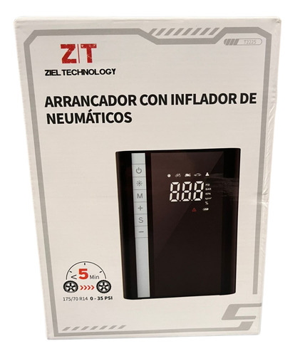 Arrancador Con Inflador Ziel Technology Original