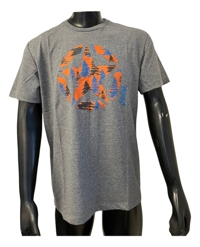 Remera Gris Logo Estrella Jeep Original