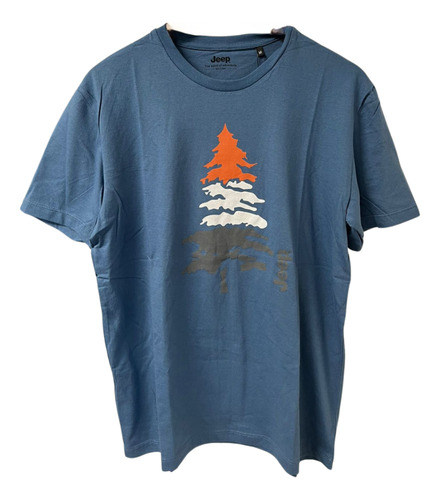 Remera Jeep  Pino  Azul Original