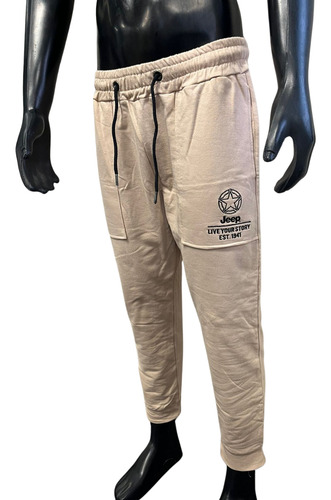 Jogging Jeep Live Your Story Beige Original