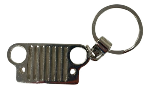 Llavero Metalico Calado Parrilla Jeep Original