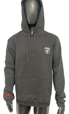 Buzo Hood Friza Abarth Negro Original