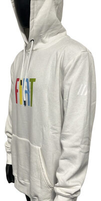 Buzo Hood Friza Fiat Blanco Original