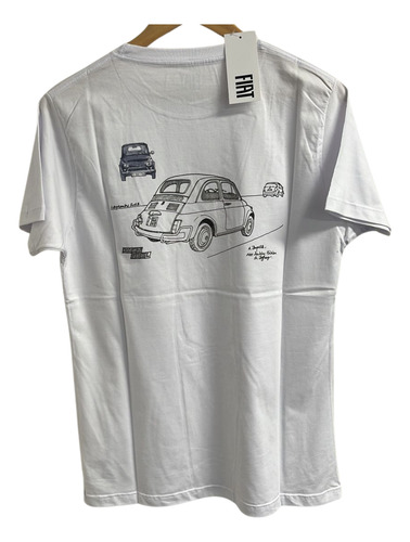 Remera Manga Corta Fiat Original