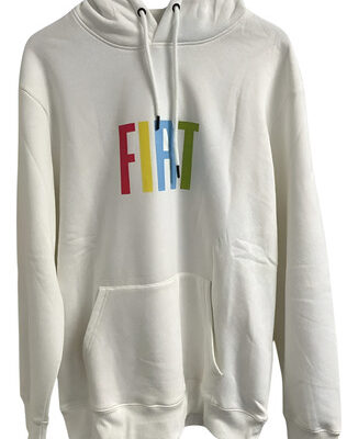 Buzo Hood Friza Fiat Blanco Original