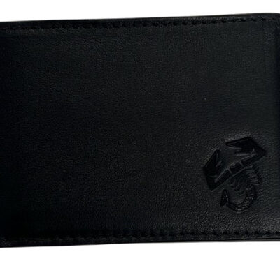 Billetera De Cuero Negro Abarth Original