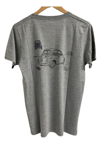 Remera Manga Corta Fiat Original