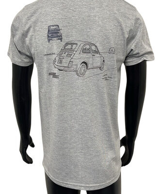 Remera Manga Corta Fiat Original