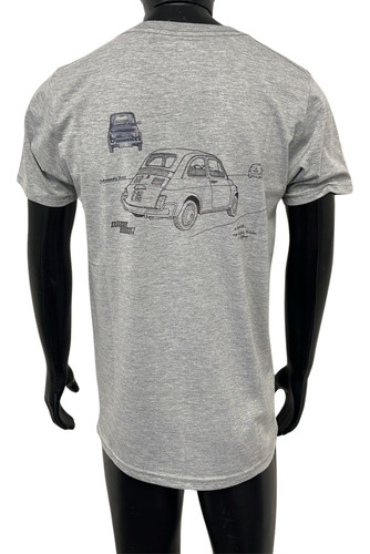 Remera Manga Corta Fiat Original
