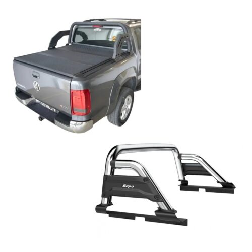 Kit Tapa Plegable Kraken Amarok + Barra Antivuelco Bepo Amarok