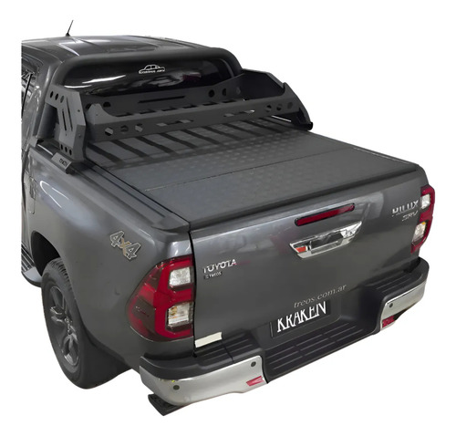 Tapa Pleganle Tricover Kraken Hilux Negro