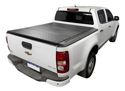 Tapa Plegable Tricover Kraken Chevrolet S10 2013+ Negro