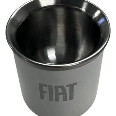 Mate De Acero Inoxidable Fiat Mopar Boutique Blanco