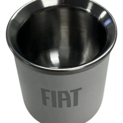 Mate De Acero Inoxidable Fiat Mopar Boutique Blanco