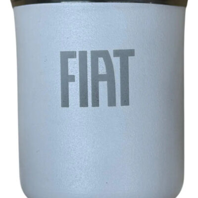 Mate De Acero Inoxidable Fiat Mopar Boutique Blanco