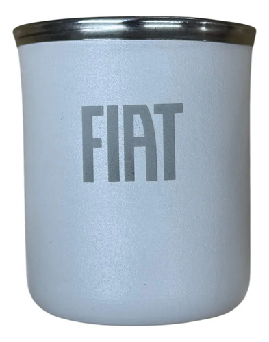 Mate De Acero Inoxidable Fiat Mopar Boutique Blanco