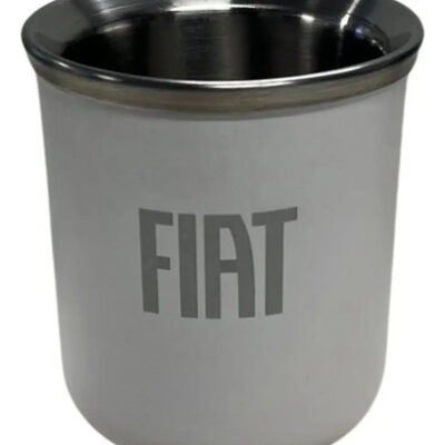 Mate De Acero Inoxidable Fiat Mopar Boutique Blanco