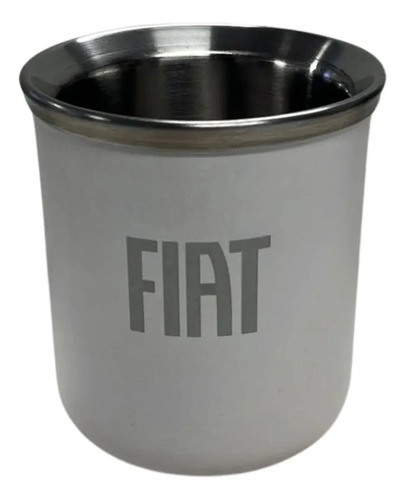 Mate De Acero Inoxidable Fiat Mopar Boutique Blanco