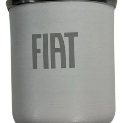 Mate De Acero Inoxidable Fiat Mopar Boutique Blanco
