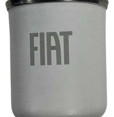 Mate De Acero Inoxidable Fiat Mopar Boutique Blanco