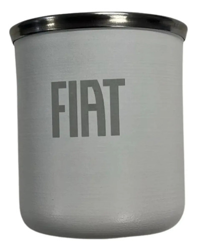 Mate De Acero Inoxidable Fiat Mopar Boutique Blanco