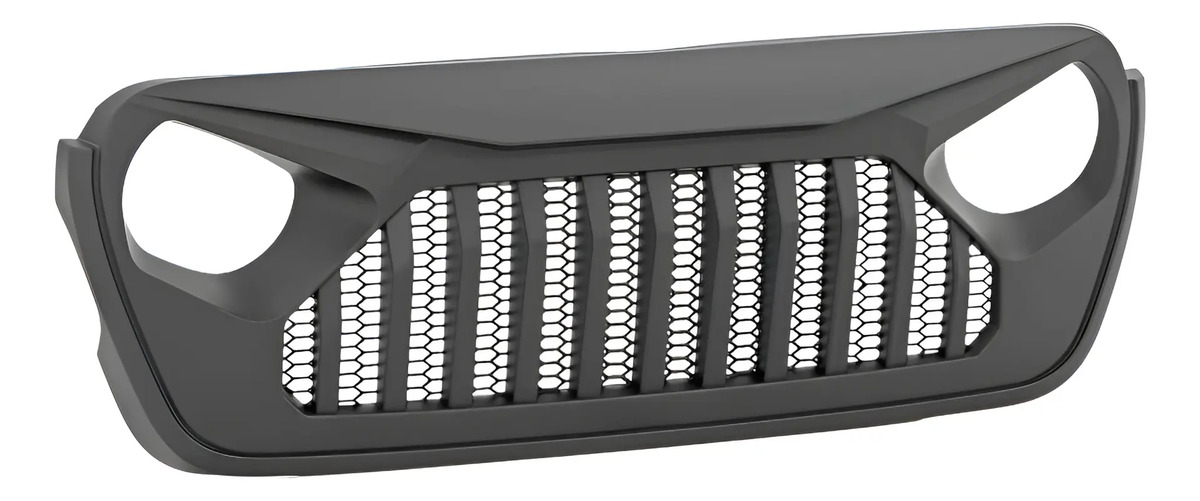 Parrilla Angry Eyes Jeep Gladiator Jt Wrangler Jl Original Negro Mate