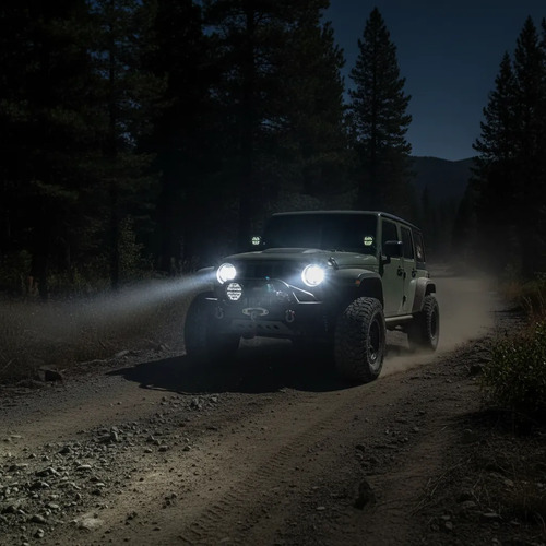 Faro Dakar 7' Luz Led Spot Go Rhino