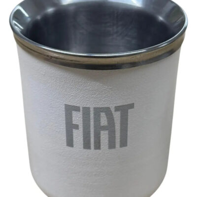 Mate De Acero Inoxidable Fiat Mopar Boutique Blanco