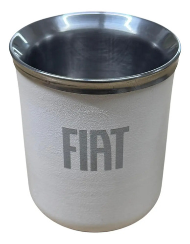 Mate De Acero Inoxidable Fiat Mopar Boutique Blanco
