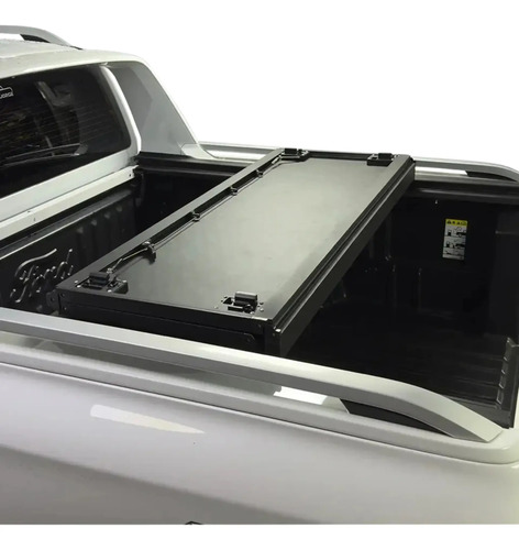 Tapa Plegable Kraken Ford Ranger Limited Con Instalacion Negro