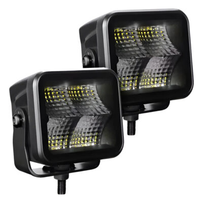 Faro Cube 40w 3x3 Luz Led Flood Para Bumper Ram