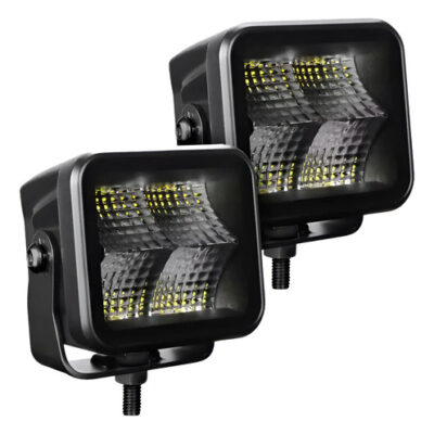 Faro Cube 40w 3x3 Luz Led Flood Para Bumper Ram