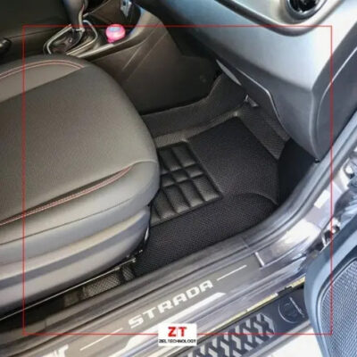 Juego Alfombras De Interior Ziel Technology Fiat Strada Negro