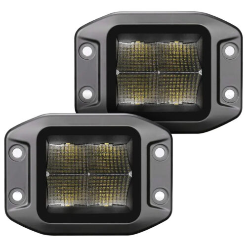 Kit Faro Cubo 3 40w Flood Light Luz Led